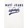Mavi 6610474-70057 Mavi Jeans Baskılı Ekru Tişört