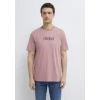 Mavi 0612936-70948 Mavi Logo Baskılı Pembe Tişört