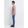 Mavi 0612936-70948 Mavi Logo Baskılı Pembe Tişört