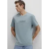 Mavi 0612936-70118 Mavi Logo Baskılı Yeşil Tişört