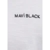 Mavi 0611838-620 Mavi Black Beyaz Polo Tişört