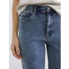 LCWAIKIKI Classic İndigo Beli Lastikli Slim Mom Kadın Jean Pantolon