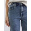 LCWAIKIKI Classic İndigo Beli Lastikli Slim Mom Kadın Jean Pantolon