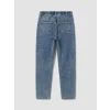 LCWAIKIKI Classic İndigo Beli Lastikli Slim Mom Kadın Jean Pantolon