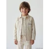 LCW Kids Gri Cepli Erkek Çocuk Gabardin Gömlek