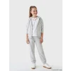 LCW Kids Gri Kız Çocuk Soft Touch Jogger Eşofman Altı