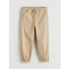 LCW Kids Bej Beli Lastikli Erkek Çocuk Jogger Pantolon