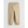 LCW Kids Bej Beli Lastikli Erkek Çocuk Jogger Pantolon