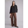 Defacto E8235AXBN151 Kahve Wıde Leg Yüksek Bel Modal Pantolon