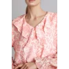 Defacto G8784AXPN111 Pembe Desenli Uzun Kollu Bluz
