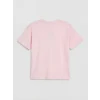 LCW Kids Pembe Baskılı Kız Çocuk Şortlu Pijama Takımı