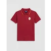 LCW Kids Kırmızı Polo Yaka Galatasaray Baskılı Erkek Çocuk Tişört