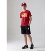 LCW Kids Kırmızı Galatasaray Baskılı Erkek Çocuk Tişört ve Şort