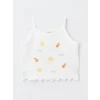 LCW Kids Beyaz Kare Yaka Kız Çocuk Crop Atlet