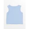 LCW Kids Lila Bisiklet Yaka Kız Çocuk Crop Atlet