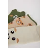 Defacto B1420A5KR1 Çok Renkli Erkek Bebek Kaydırmaz Taban 3lü Pamuklu Havlu Çorap