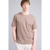 Defacto V7699AZBN571 Kahve NEW REGULAR FIT %100 Pamuk Basic Tişört