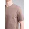Defacto V7699AZBN571 Kahve NEW REGULAR FIT %100 Pamuk Basic Tişört