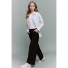 Defacto G6350A8BK34 Siyah Wide Leg Pantolon Kız Çocuk