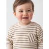 LCW baby Ekru Erkek Bebek Sweatshirt ve Jean Pantolon