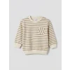 LCW baby Ekru Erkek Bebek Sweatshirt ve Jean Pantolon