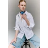 Defacto G9803AXWT34 Beyaz Oversıze Poplin Uzun Kollu Gömlek
