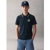 LCW Kids Lacivert Polo Yaka Fenerbahçe Baskılı Erkek Çocuk Tişört