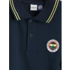LCW Kids Lacivert Polo Yaka Fenerbahçe Baskılı Erkek Çocuk Tişört
