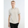 SOUTHBLUE Bej Polo Yaka Erkek Tişört