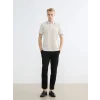 SOUTHBLUE Bej Polo Yaka Erkek Tişört
