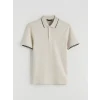 SOUTHBLUE Bej Polo Yaka Erkek Tişört