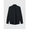LCW BUSINESS Siyah Slim Fit Armürlü Erkek Gömlek