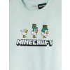 LCW Kids Yeşil Minecraft Baskılı Erkek Çocuk Tişört