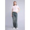 Defacto H7610AXPN671 Pembe Regular Fıt Bisiklet Yaka Floral Kısa Kollu Tişört