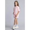 Defacto H5745A8PN186 Pembe Sweatshirt Kumaşı 2li Takım Kız Çocuk