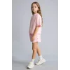 Defacto H5745A8PN186 Pembe Sweatshirt Kumaşı 2li Takım Kız Çocuk