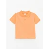 LCW Kids Mercan Polo Yaka Kısa Kollu Basic Erkek Bebek Tişört