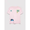 Mavi 7610448-90773 Lilo&Stitch Baskılı Pembe Tişört