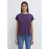 Mavi 1614177-70666 Bisiklet Yaka Mor Basic Tişört
