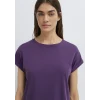 Mavi 1614177-70666 Bisiklet Yaka Mor Basic Tişört