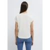 Mavi 1614177-80194 Bisiklet Yaka Ekru Basic Tişört