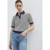 Mavi 1614310-86625 Çizgili Lacivert Polo Tişört