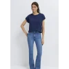 Mavi 1614177-70497 Bisiklet Yaka Lacivert Basic Tişört