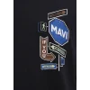 Mavi 0613391-900 İşaret Levhası Baskılı Siyah Tişört