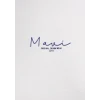 Mavi 1613900-70057 Mavi Baskılı Ekru Tişört