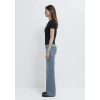 Mavi 1614180-900 Siyah Basic Crop Tişört