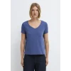 Mavi 1614178-70757 V Yaka Mavi Basic Tişört