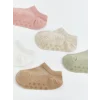 LCW baby Pembe Kız Bebek Patik Çorap 5li