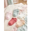 LCW baby Pembe Desenli Kız Bebek Patik Çorap 5li