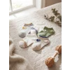 LCW baby Gri Baskılı Erkek Bebek Patik Çorap 5li